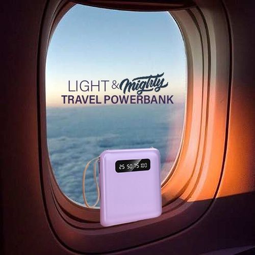 🇸🇬 [READY STOCK] Mini Power Bank 20000mAh Fast Charging with 4in1 ...