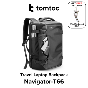 tomtoc Navigator-T66 Travel Laptop Backpack | 40L