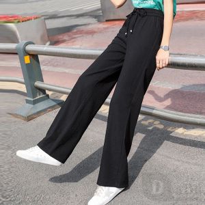 DaduHey กางเกงขายาวแฟชั่นใหม่สำหรับผู้หญิงกางเกงขายาว3XL กางเกงลำลองผ้าฝ้ายทรงหลวมไซส์ใหญ่พิเศษ