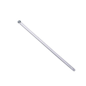 50Pcs Plastic Clear Stirrer Disposable Coffee Drink Cocktail Mixing Stick Round Head Swizzle Sticks