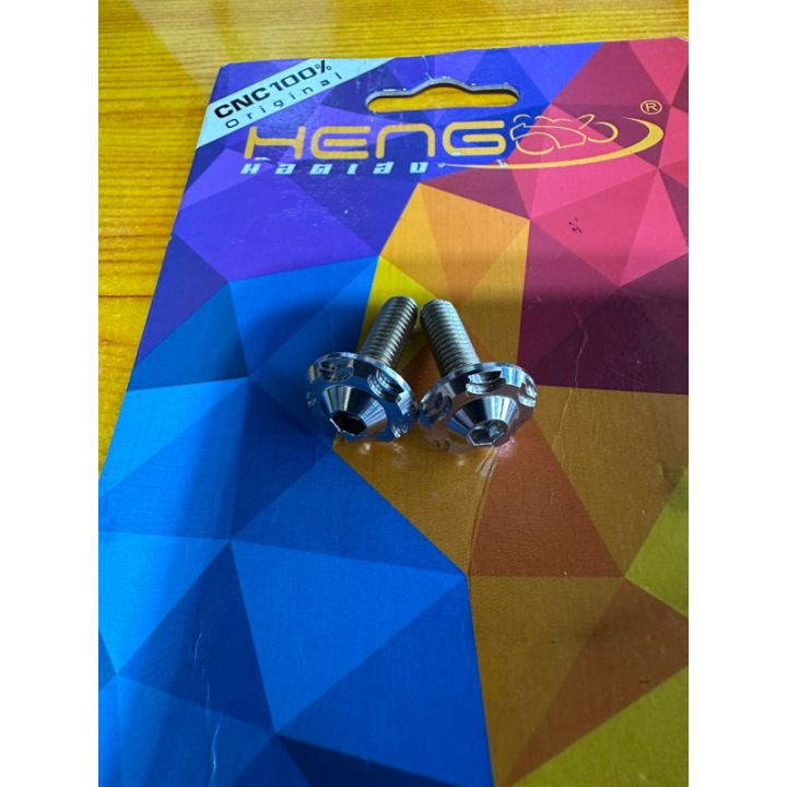 HENG%20Original%20Heat%20Guard%20bolts%20for%20YAMAHA%20FAZZIO%20(sold%20as%20pair)%20-%20Image%205