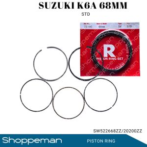 SUZUKI K6A PISTON RING 68mm 0.25 STD SW522668ZZ/20200ZZ 26195 (3PCS/SET)