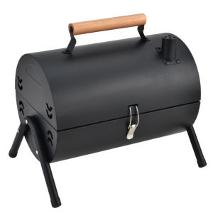 Portable Stainless Steel Charcoal Grill Double Sided Cooking Outdoor BBQ Smoker Grill With Stand