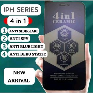 ANTI GORES CERAMIC 4in1 BLUE SPY MATTE GLARE INFINIX HOT 40 40i 40 PRO HOT 30 30i 30 PLAY HOT 20 HOT 20S HOT 20i 20 5G 20 PRO 12i 12 PRO HOT 11 11 NFC 10 10S 10 PLAY 9 9PLAY HOT 8