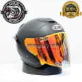 HELM KYOTO PAKET GANTENG (kaca flat iridium + spoiler). 