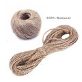 Tali Rami - Tali Goni - 1 Rol (50 m) Warna Coklat - Tali Hiasan Prakarya - Tali Super Kuat Kokoh dan Tidak Rontok - Keep Blessing. 
