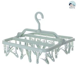 Móc chùm treo quần áo trẻ em 32 kẹp cao cấp [Có thể gấp gọn tiện dụng đa năng]