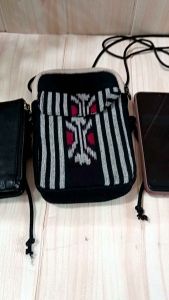 Tas Selempang HP Wanita Kain Tenun Sling Bag Hp Dompet Etnik