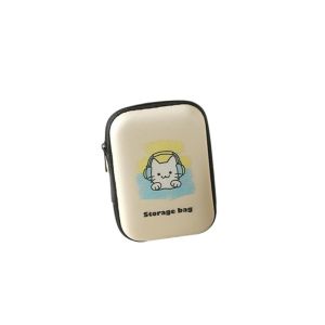 ZG285 Cartoon EVA Storage Bag Shockproof Zipper Insulin Storage Box Cute Anti Drop Earphone Storage Bag for Home