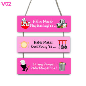 Hiasan Dinding V02 KITCHEN (DAPUR) 3 Susun