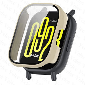 Case for Redmi Watch 5 Active Plastic Cover with Glass Screen Protector for Redmi Watch 5 Lite