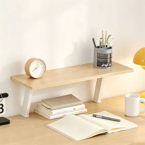 60CM Desktop Bookshelf Suspended Desk Computer Monitor Booster Monitor Stand Desk Organizer