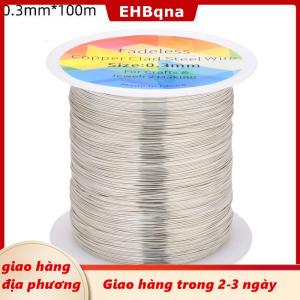 [COD] EHBqna 3PF Ship within 24 hours 100m 328ft fadeless đồng mạ thép dây uốn cong Kim Loại Điêu khắc dây cho nghề hoa trang sức làm 0.3 0.4 0.5mm
