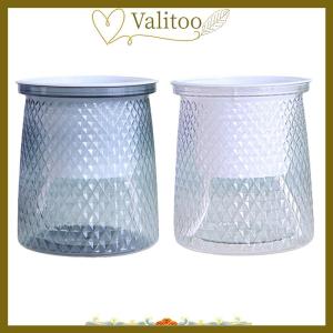 [Valitoo] กระถางต้นไม้พลาสติกใสรดน้ำเองสองชั้นแจกันดอกไม้อัตโนมัติกระถางต้นไม้สำหรับตกแต่งกระถางดอกไม้ไฮโดรโพนิก