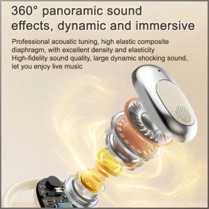 Wireless Headset High Definition Calls Bluetooth Headset Long Range Bone Conduction Multi-scene Application