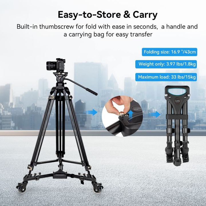 SmallRig%20Universal%20Photography%20Heavy%20Duty%20Tripod%20Dolly%20Wheels%20with%20Carry%20Bag%20for%20Camera%20Camcorder%203986%20-%20Image%208