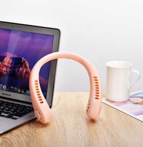 Quạt Đeo Cổ Q15  Quạt Mini Đeo Cổ Tích Điện Không Cánh 3 Cấp Độ Gió Tiện Lợi Thời Trang Kiểu Dáng Thể Thao.