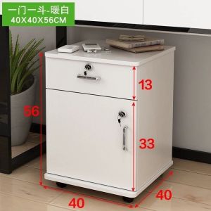 Office Mobile Pedestal With Lock Swing Door Filing Cabinet Wheels Available 3306212033