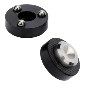 ขาตั้งแท่นดูดซับการสั่นสะเทือนแผ่นรองเท้าการดูดซับแรงกระแทกอลูมิเนียมสำหรับเครื่องขยายลำโพง