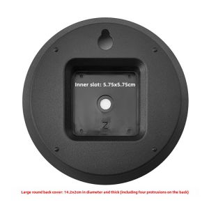 DIY Full Set Wall Clock Movement Seiko Shaft Pointer Back Cover Wall Clock Digital Long Shaft Short Shaft Movement Hook Gasket Nut Wall Clock Assembly Full Set of Accessories