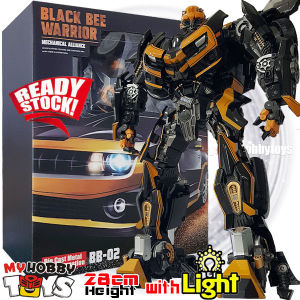 Mechanical Alliance Transformable Robot - BB-02 Black Bee Warrior ( Dark Version Studio Series SS49 Bumblebee ) Oversize & Re-tool BB02