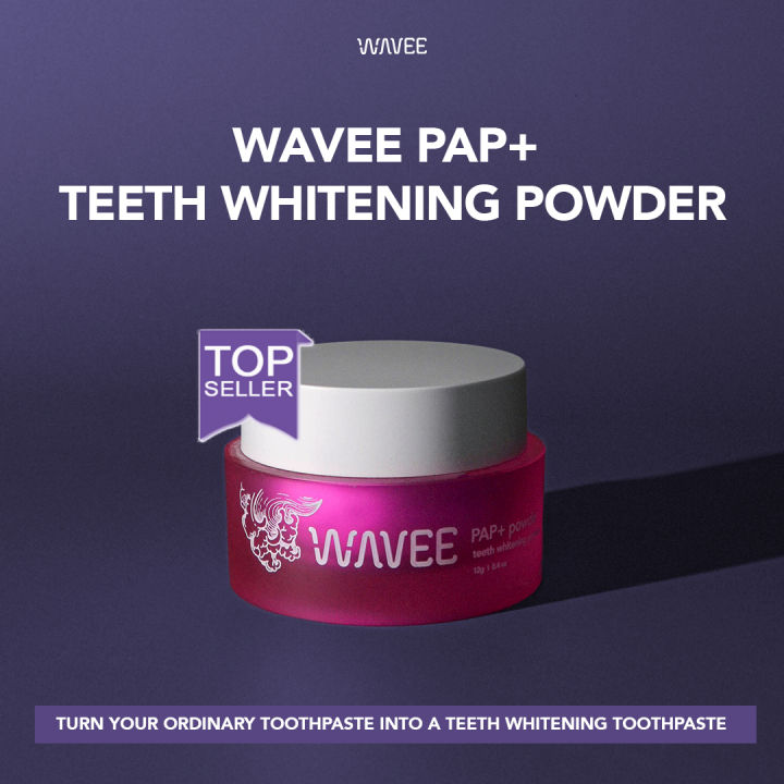 [FDA] Wavee PAP+ Teeth Whitening Powder / Achieve Whiter & Brighter ...