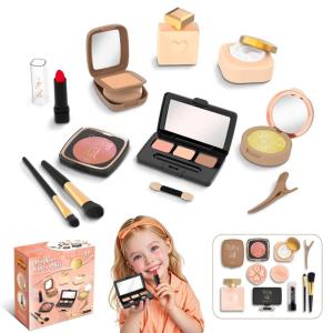 Trẻ Em Vẻ Đẹp Bộ Dụng Cụ Trang Điểm Đồ Chơi chơi giả vờ Bộ mỹ phẩm Cho đóng vai Và Dressingup Trò Chơi Cho Cô Gái Xã Hội Kỹ Năng