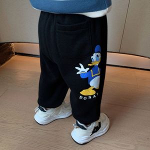 LS Show Summer Boys Cartoon Trousers Long Pants Cotton Pants Summer Pants Age 3-7-year-old Size 90-130cm