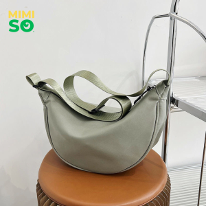 MIMISO L1990 Half-moon shape minimalistic sling bag for Women Fashion crossbody bag Ladies Korean style shoulder bags
