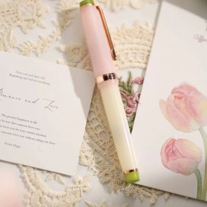 JINHAO 82 Fountain Pen 2026 Limited Flower Series EF/F Macaron Color Calligraphy Pen Office School Supplies Stationery