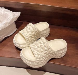 Korean Sandals for Women Casual Outdoor Sandals EVA Lightweight slippers Thick-Sole Non-Slip Slippers Casual open toe Sandals women sale original soft Comfortable shoes 3.5inches