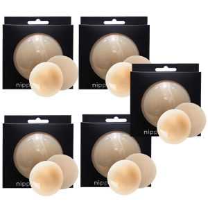 10pcs Seamless Nipple Cover / Invisible Silicone Nipple Pad / Self Adhesive Lift Up Breast Cover / Reusable Breast Lingerie Bra Pad