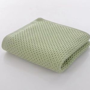 MonoRed Waffle Towel/Hand Towel 74x33cm 65g/Bath Towel 140x70cm 265g/Individual Package/9 colors 100% Cotton/Soft Pure Cotton Towel