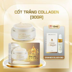 Kem Cốt Trắng Collagen Sica White 30G Hỗ Trợ Da Nám Tàn Nhang Không Đều Màu