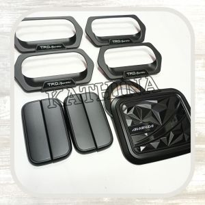 Paket Outer Cover Handle Tutup Tangki Mobil Avanza VVTI 2004-2011 Hitam TRD Sportivo