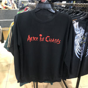 Kaos Alice In Chains Tshirt Tangan Panjang Bahan 100% Cotton
