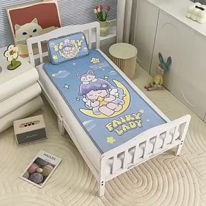 New Style Childrens Latex Cool Mat Two-Piece Set Summer Baby Soft Mat Kindergarten Ice Silk Mattres