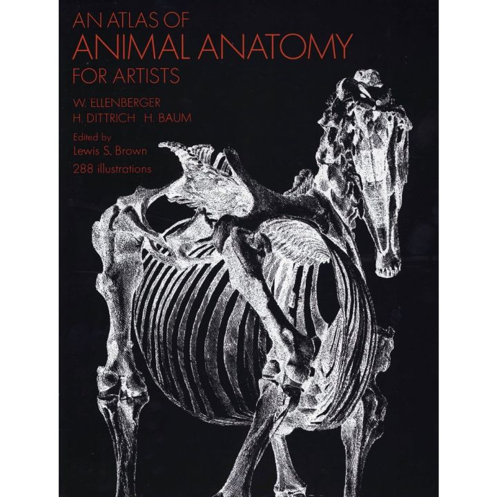 (New) An Atlas of Animal Anatomy for Artists Paperback Dover Anatomy
