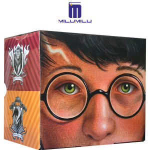 หนังสือแฮร์รี่พอตเตอร์7เล่ม1-7ฉบับพิเศษบรรจุกล่องปกอ่อนโดย J.K. หนังสือภาษาอังกฤษเดิม Rowling