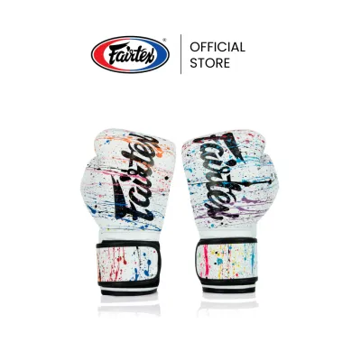 Fairtex นวมชกมวย BGV14 Painter นวยมวยหนังไมโครไฟเบอร์ ทนทาน น้ำหนักเบา ลดกลิ่นอับ นวยต่อยมวยสำหรับฝึกซ้อมหรือแข่งขัน