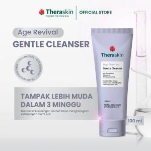 Theraskin BPOM Age Revival Gentle Cleanser 100 mL - Tampak Lebih Muda Dalam 3 Minggu - Sabun Muka Untuk Flek Anti Aging dan Kusam