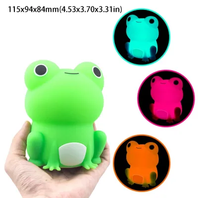 LSMSMAVDS Có thể điều chỉnh độ sáng Đèn ngủ Silicon mềm Có thể sạc lại Đèn ngủ cho trẻ em Thiết kế mới lạ Ánh sáng đầy màu sắc Đèn ngủ hình thú Phòng trẻ em