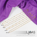 Rantai Leher Perempuan OOTD Viral Fashion Labuh Emas Korea Bangkok Cop Gold Necklace For Women Aesthetic Korean Style For Girls | LIVAS Fashion. 