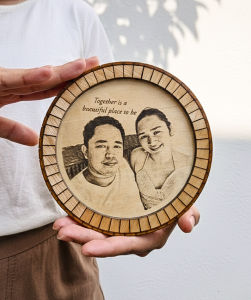 Premium Laser Engraved Wooden Portrait | Wall Art Decoration | Custom Personalized Classic Gift