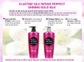 [MUA 2 TÍNH 1] Dầu Gội Elastine Silk Repair Perfect Shining Gold Silk Chăm Sóc & Nuôi Dưỡng Tóc 550ml. 