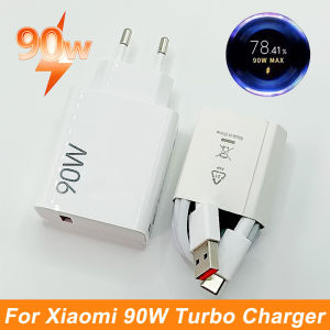 Đối với 90W 67W EU Bộ sạc siêu tăng áp Loại C PD Cargador cho Mi 17 Ultra 15 14 Poco X7 Pro M8 C85x Redmi Note 15 Pro 14 Pad2026