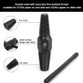 1/2” or 3/4” Broken Water Pipe Damages Damaged Screw Extractor Water Pipe Thread Repair Tap Set Broken Screw Bolt Screw Easy Out Remover Water Pipe. 
