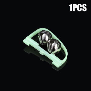 5Pcs Luminous Light Twin Bells Clip On Night Fishing Tools Rod Bite Alarm Portable Bow Bell Fast Fishing Tackle Accessories