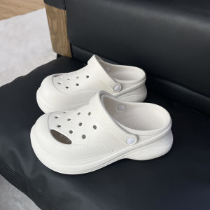 รองเท้าหัวโตส้นสูง2+5CM รองเท้าพื้นนุ่มนิ่มใส่สบาย แฟชั่น ลําลอง พื้นยางEVA เบามาก นิ่มเหมือนเหยียบขี้ สไตล์เกาหลี รุ่น：Z12