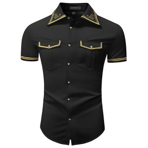 Áo sơ mi nam tay ngắn sang chảnh lịch lãm  cho phái mạnh -  N98